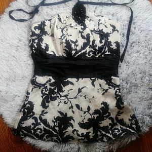 White House Black Market floral tank 4